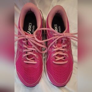 ASICS Gel Contend 8 Women’s 6 Pink Rave/Pure Silver Athletic Running Shoes Joggi